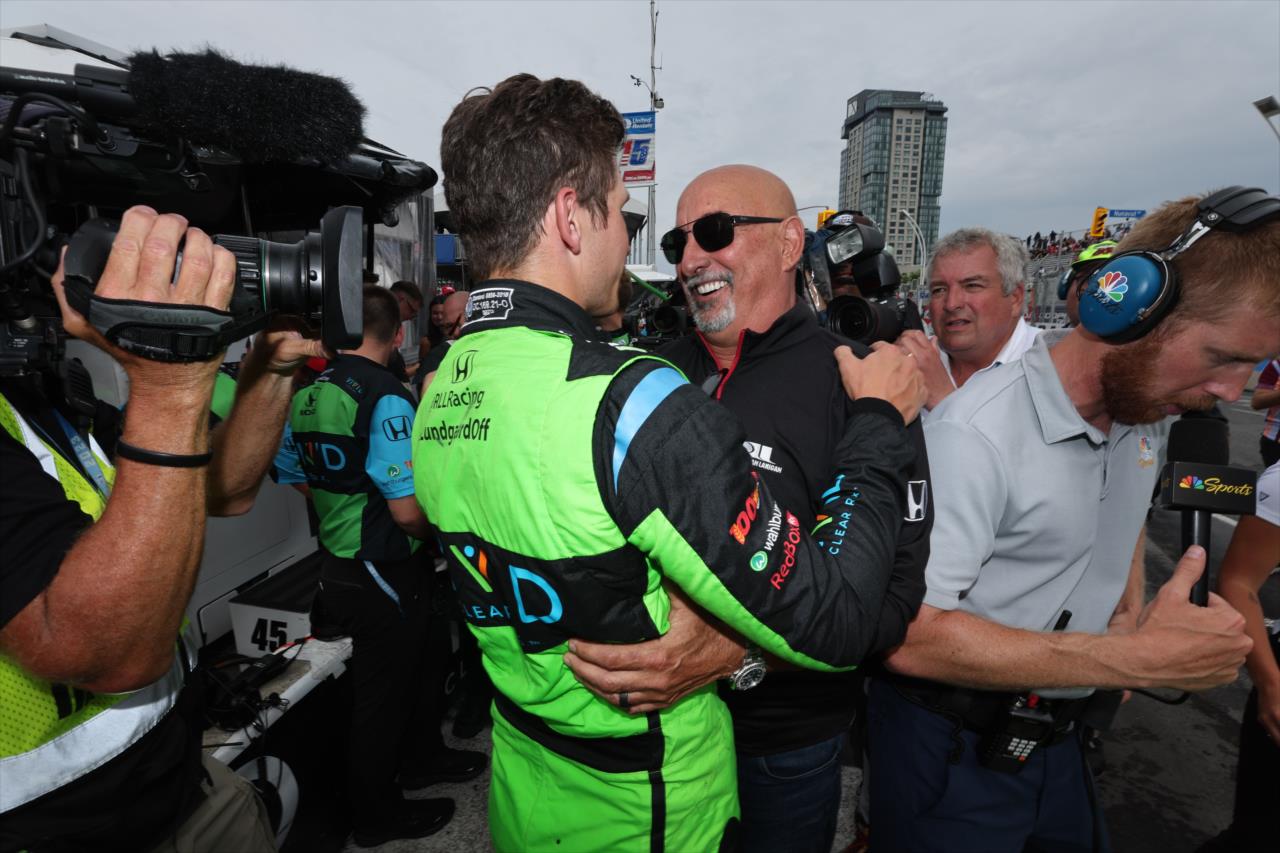 Christian Lundgaard and Bobby Rahal - Honda Indy Toronto - By: Chris Owens -- Photo by: Chris Owens